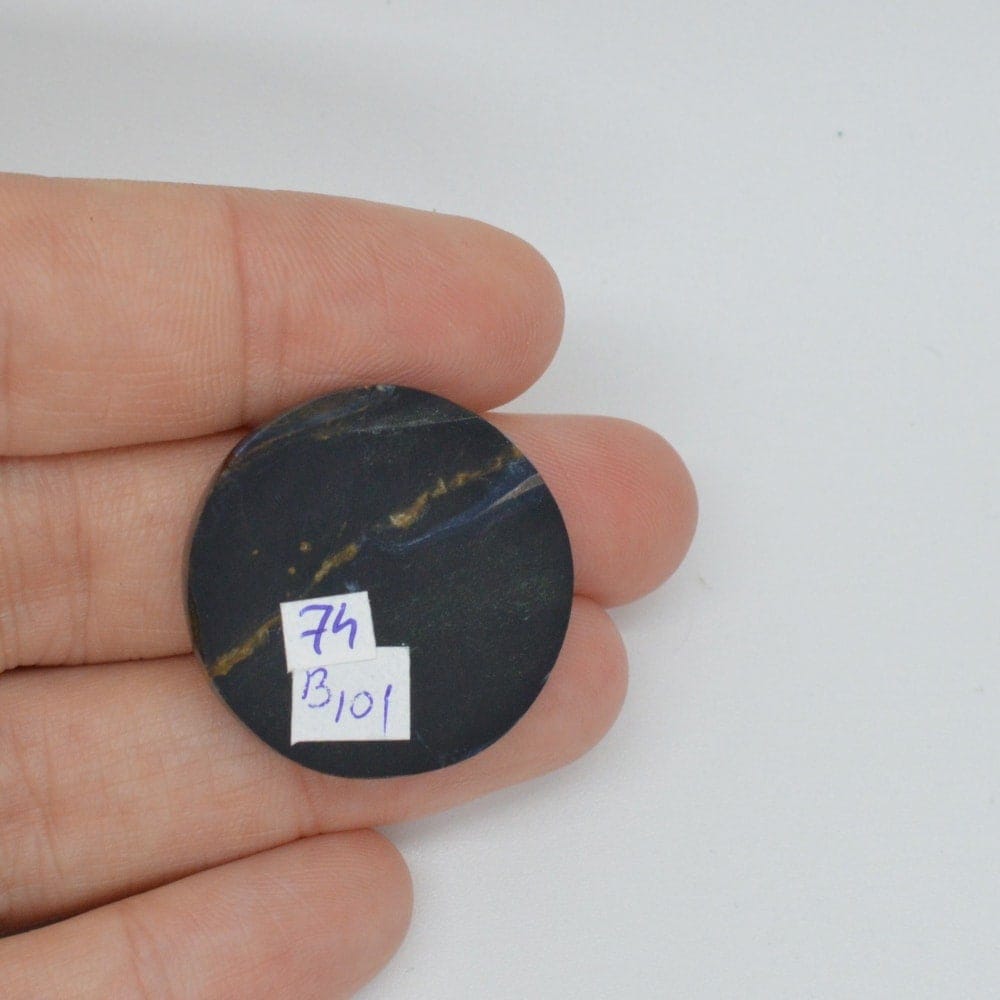 Cabochon pietersit 25x25x4mm b101 - 1 | YEO