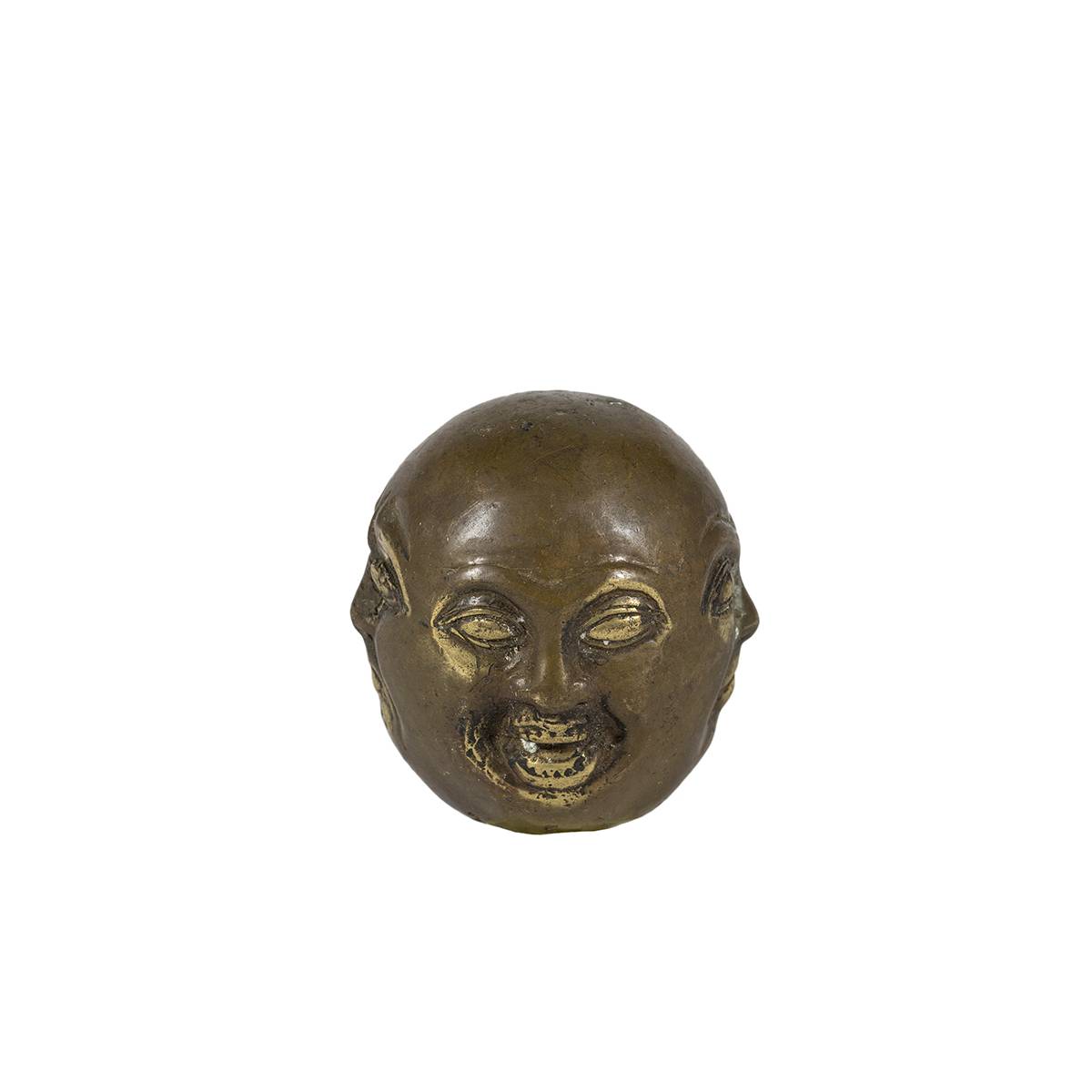 Statueta feng shui cap buddha cu 4 fete in bronz - 45cm - 2 | YEO