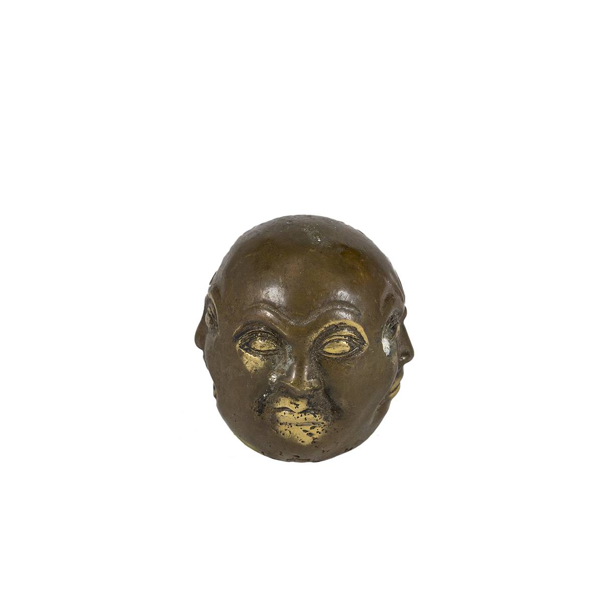 Statueta feng shui cap buddha cu 4 fete in bronz - 45cm - 3 | YEO