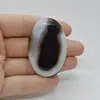 Cabochon Agat Negru Dantelat 50x33x7mm C84