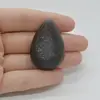 Cabochon Agat Negru Druzy 40x27x11mm C39