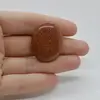 Cabochon Goldstone Maro 32x25x6mm C37