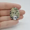 Cabochon Jasp Dalmatian 33x25x6mm C70, imagine 2