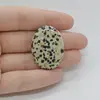 Cabochon Jasp Dalmatian 34x25x6mm C122