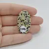 Cabochon Jasp Dalmatian 36x21x5mm C106, imagine 2