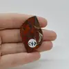 Cabochon Jasp Rosu 42x26x6mm C47, imagine 2