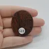 Cabochon Obsidian Mahon 43x35x5mm C27, imagine 2