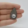 Cabochon Obsidian Silver 34x19x5mm C40, imagine 2