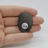 Cabochon Obsidian Silver 35x25x5mm C29, imagine 2