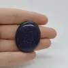 Cabochon Goldstone Albastru 37x29x6mm C39