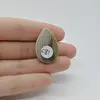 Cabochon Flint Polisat 30x19x7mm C81, imagine 2