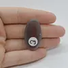 Cabochon Agat Botswana Portocaliu 36x19x6mm C9, imagine 2