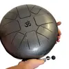 Toba metalica cu 8 note si simbolul OM, handpan - 35cm, imagine 5