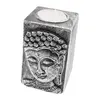 Decoratiune Suport ardere lumanari parfumate, cu chipul lui Buddha, mediu