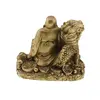 Statueta Feng Shui Dragon si Buddha din rasina 8cm, imagine 2