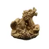 Set 8 Statuete Feng Shui Dragoni aurii cu Monede - 4-5cm, imagine 11