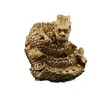 Statueta Feng Shui Dragon pe turn din monede din rasina - 4cm