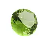 Cristal decorativ din sticla K9, diamant, mare - 6cm, verde deschis