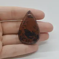 Cabochon Obsidian Mahon 45x29x6mm C38