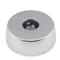 Masa / Suport cu lumina pentru cristale, led multicolor - 6cm x 2cm