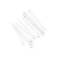 Accesoriu din Argint 925, tija cu anou, set 10 buc - 33x0,5mm