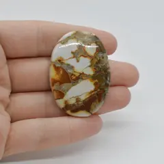 Cabochon Jasp Coffee 44x31x6mm C20