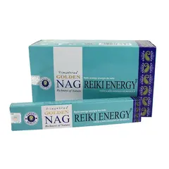 Betisoare parfumate Golden Nag - Reiki Energy, 15g