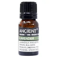 Ulei esential organic Ancient Wisdom, Lavender (Lavanda), 10ml