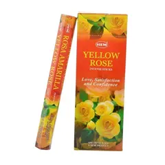 Betisoare parfumate HEM Yellow Rose 20 buc