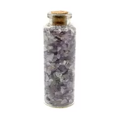 Sticla cu cristale naturale de ametist, medie - 8cm