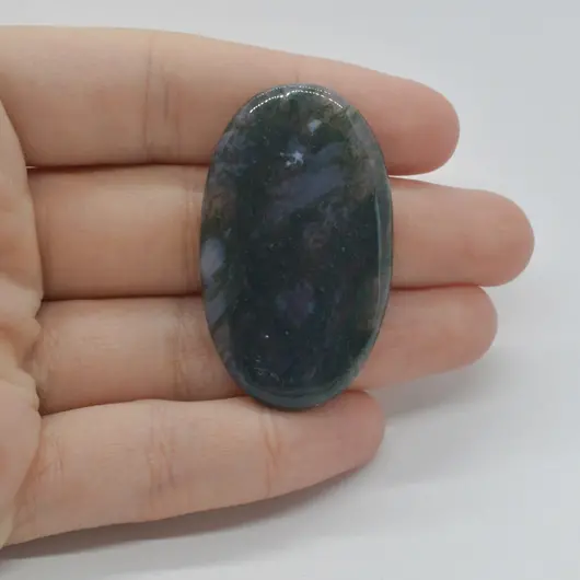 Cabochon Agat Moss 43x26x5mm C72