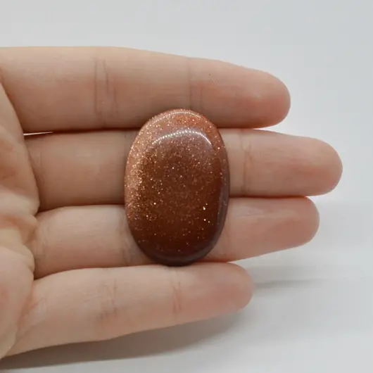 Cabochon Goldstone Maro 35x23x5mm C15