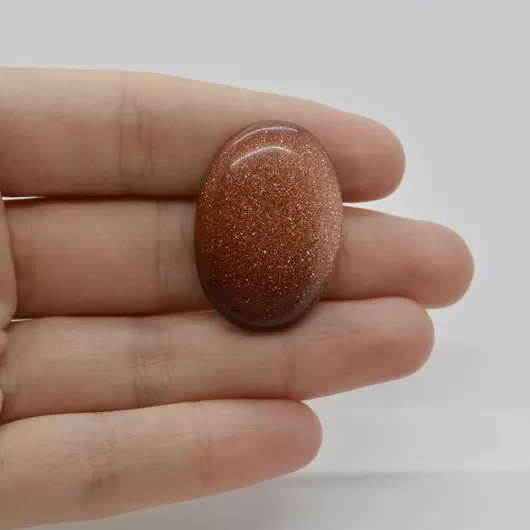 Cabochon Goldstone Maro 31x21x6mm C51