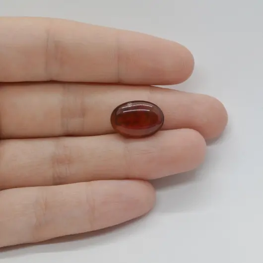 Cabochon Granat Hessonit 15x11x4mm C233