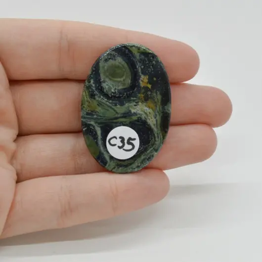 Cabochon Jasp Kambaba 40x28x4mm C35, imagine 2