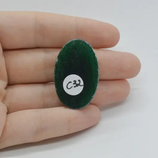 Cabochon Aventurin 34x22x7mm C32, imagine 2