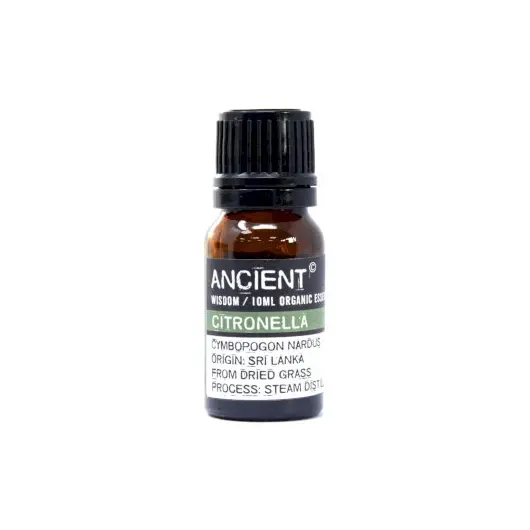 Ulei esential organic Ancient Wisdom, Citronella (Lamaita), 10ml