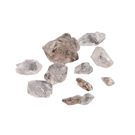 Diamant Herkimer brut, lot 4-12mm, 10g, imagine 4