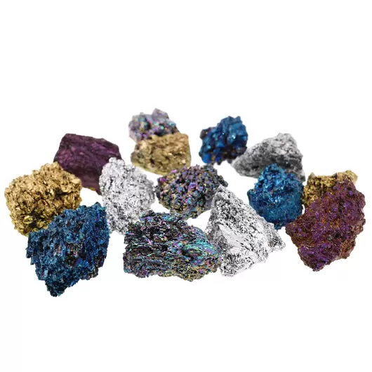 Cuart Druzy electroplacat colorat, 40-50mm, imagine 3