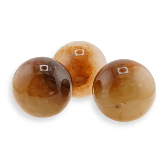 Sfera cristal natural Cuart tangerin, 300g, imagine 3