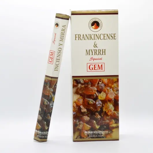 Betisoare parfumate Ppure Gem Frankincense and Myrrh 20 buc