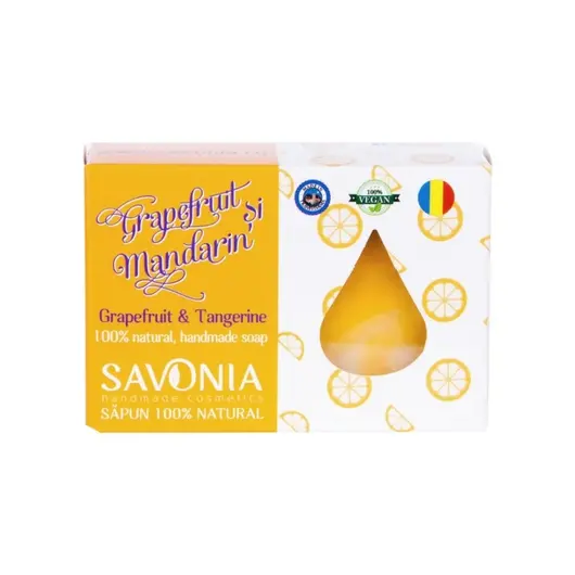 Sapun natural Savonia - Grapefruit si Mandarin, imagine 2