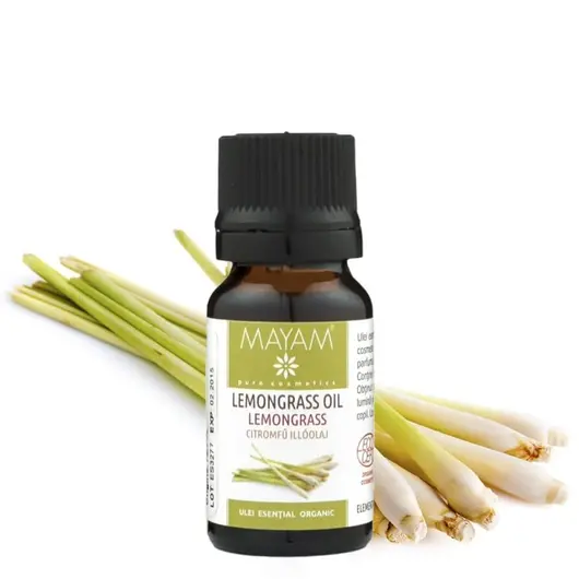 Ulei esential de Lemongrass Bio, Mayam 10ml