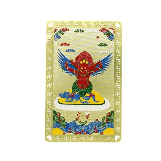 Card Feng Shui din metal cu Pasarea Garuda