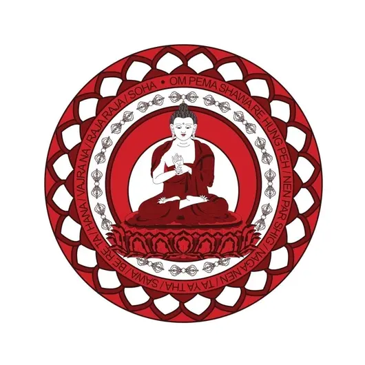 Abtibild Feng Shui Buddha Vairocana, pentru sanatate si protectie - 5cm (2021)