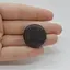 Cabochon Obsidian Silver 26x26x5mm C17