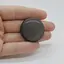 Cabochon Obsidian Silver 32x32x8mm C4