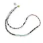 Colier Cuart turmalinat, Amazonit, Opal albastru discuri fatetate 4mm si Granat sfere fatetate 2mm